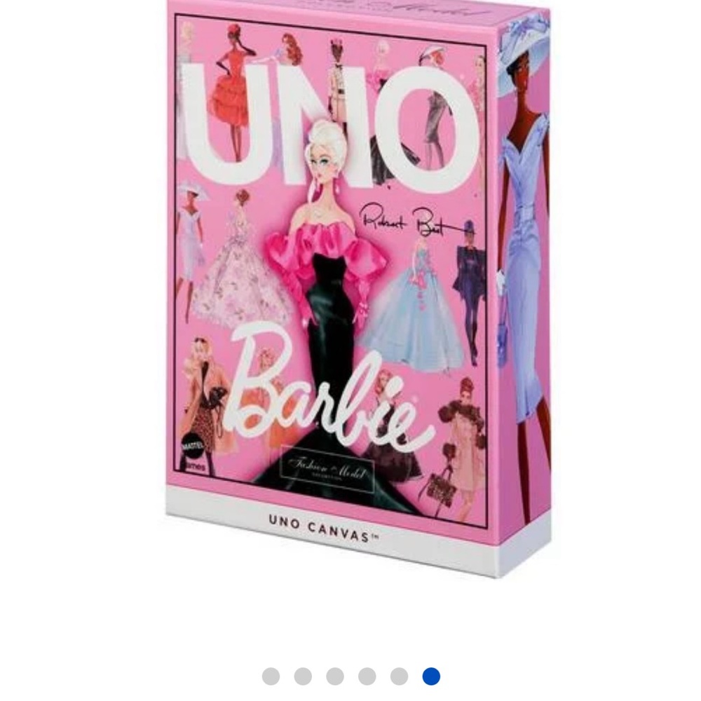 Rare UNO Barbie Card Game New